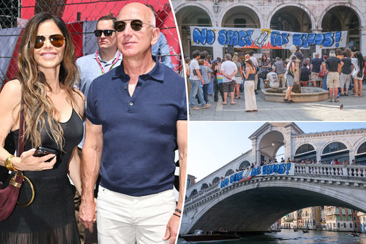 Bezos and Sánchez's Venice Wedding Faces Protests