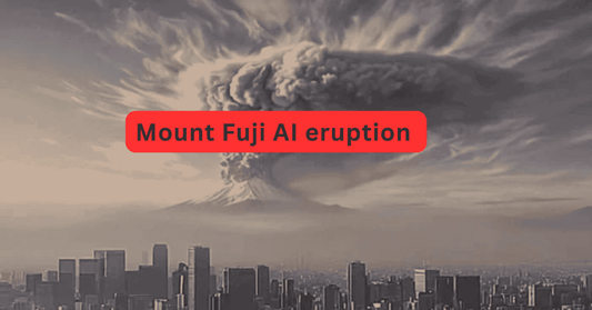 Mount Fuji AI eruption 